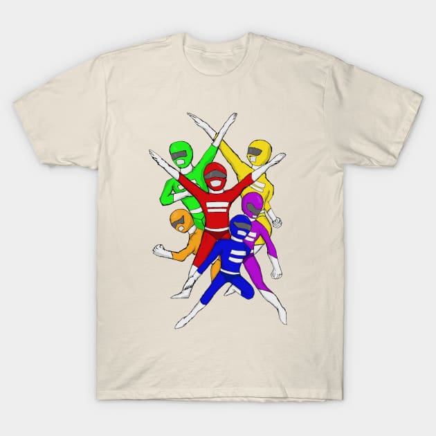 Pride Rangers T-Shirt by Brainnonsense